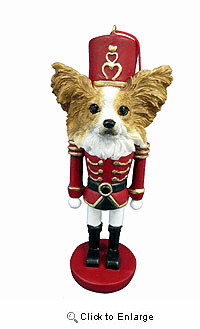 Papillon Ornament Nutcracker