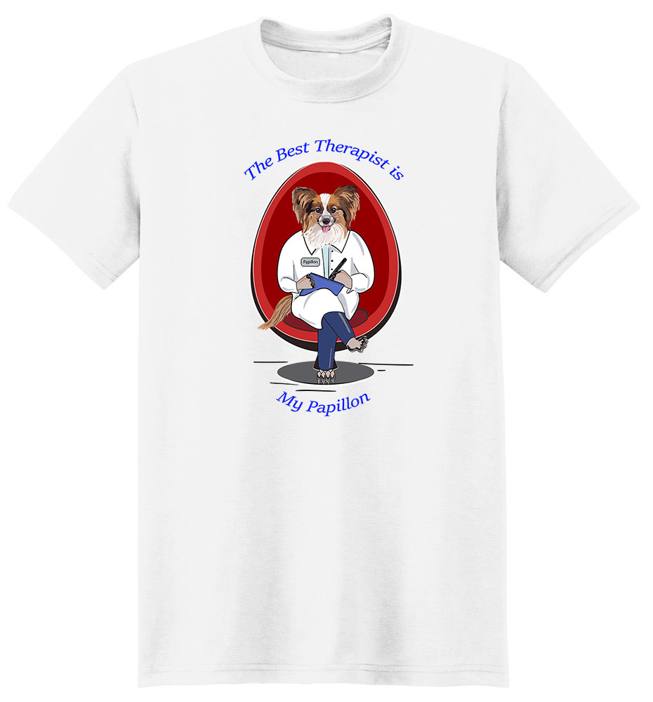 Papillon T Shirt Best Therapist