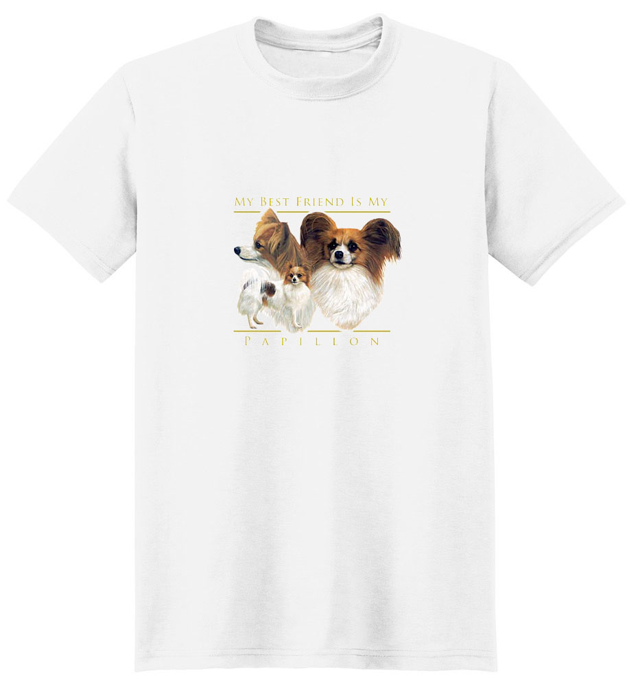 Papillon T-Shirt - My Best Friend Is