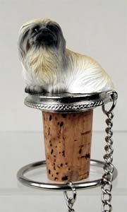 Pekingese Bottle Stopper