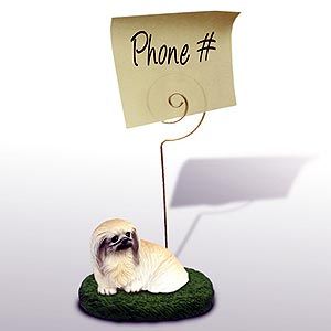 Pekingese Note Holder