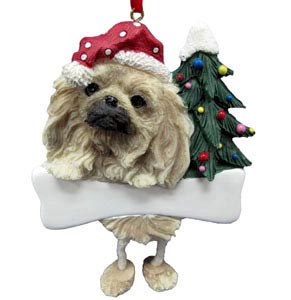 Pekingese Christmas Tree Ornament - Personalize