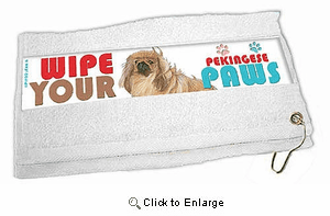 Pekingese Paw Wipe Towel