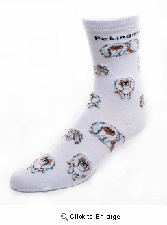 Pekingese Socks Poses 2