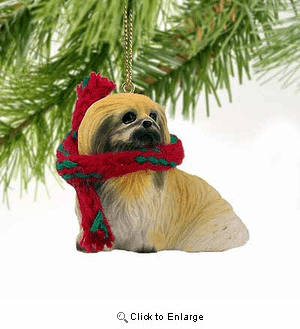 Pekingese Tiny One Christmas Ornament
