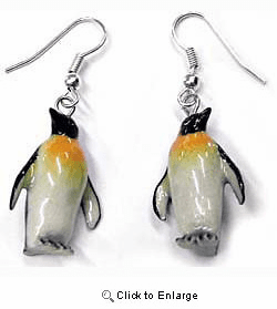 Penguin Earrings True to Life