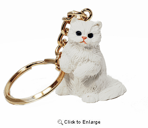 Persian Cat Keychain