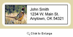 Pheasant Address Labels