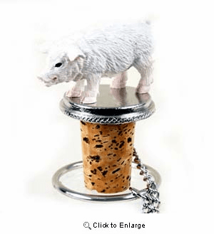 Pig Bottle Stopper