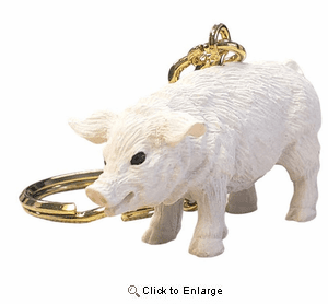 Pig Keychain