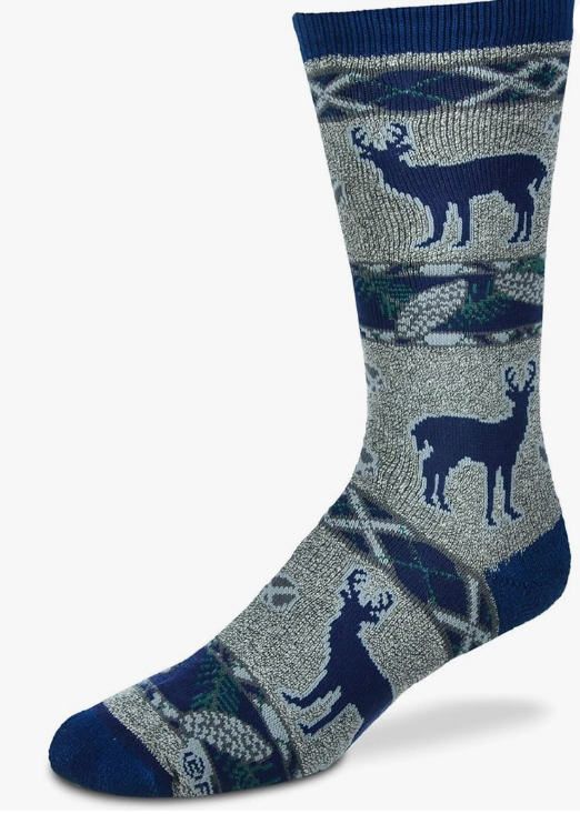 Happy Socks DEER SOCK | Damen Socken Mit Hirsch Design | 86% Baumwolle