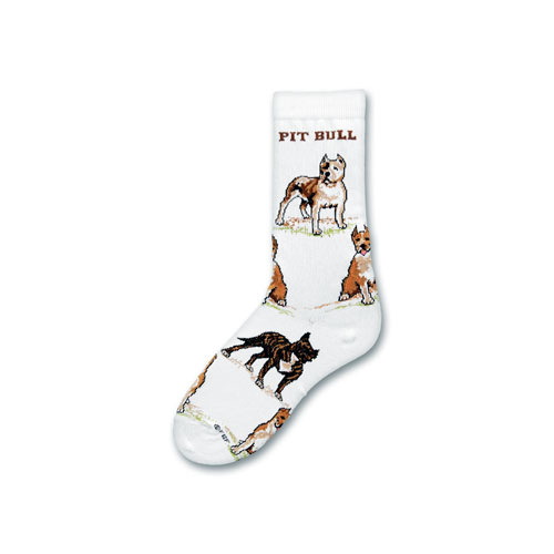 Pit Bull Poses Socks