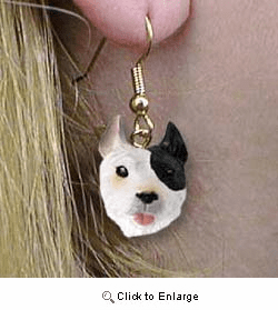 Pit Bull Terrier Authentic Earrings