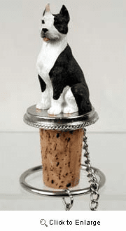 Pit Bull Terrier Bottle Stopper