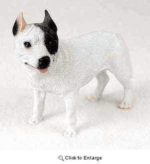 Pit Bull Terrier Figurine White