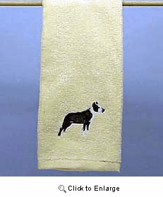 Pit Bull Terrier Hand Towel