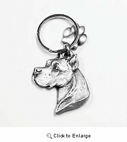 Pit Bull Terrier Keychain
