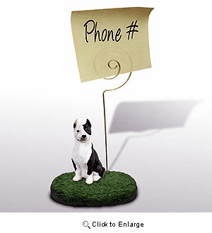 Pit Bull Terrier Note Holder
