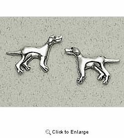 Pointer Earrings Sterling Silver