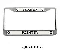 Pointer License Plate Frame