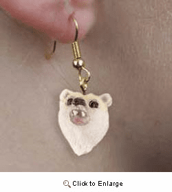 Polar Bear Authentic Earrings