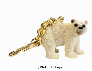 Polar Bear Keychain