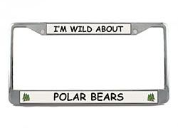 Polar Bear License Plate Frame