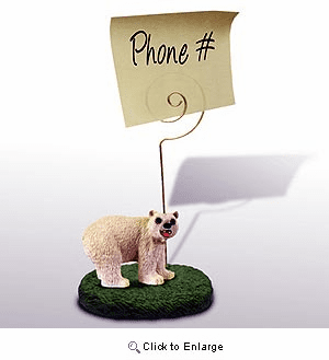 Polar Bear Note Holder