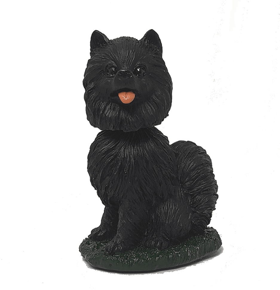  Pomeranian Bobblehead Black
