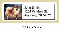 Pomeranian Address Labels