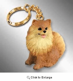 Pomeranian Keychain