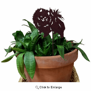 Pomeranian Plant Stake