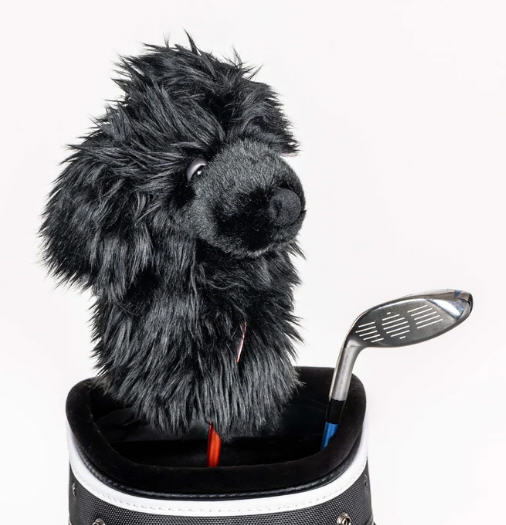 Daphne's Black Poodle HYBRID Golf Headcover Plush