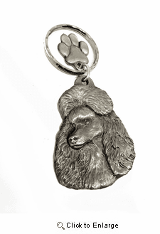 Poodle Keychain