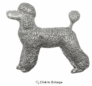Poodle Pin