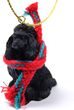 Poodle Tiny One Christmas Ornament Black