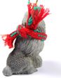 Poodle Tiny One Christmas Ornament Gray