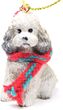 Poodle Tiny One Christmas Ornament Gray Sport Cut