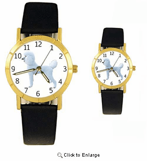 Poodle Watch White