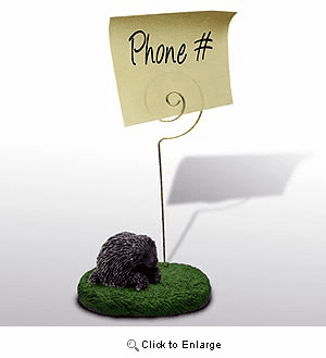 Porcupine Note Holder