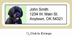 Portuguese Water Dog Address Labels