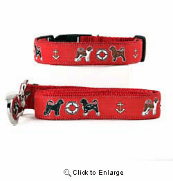 Portuguese Water Dog Collar & Leash