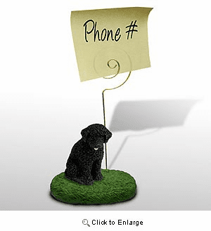 Portuguese Water Dog Note Holder