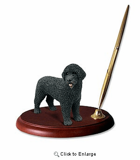 Portuguese Water Dog Pen Holder