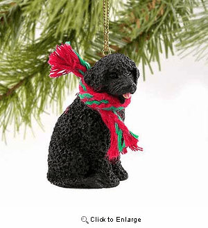 Portuguese Water Dog Tiny One Christmas Ornament