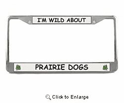 Prairie Dog License Plate Frame