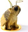 Pug Christmas Ornament Angel