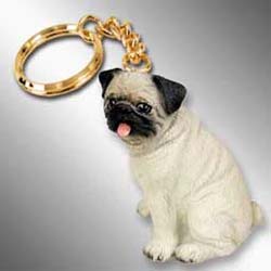 Pug Keychain