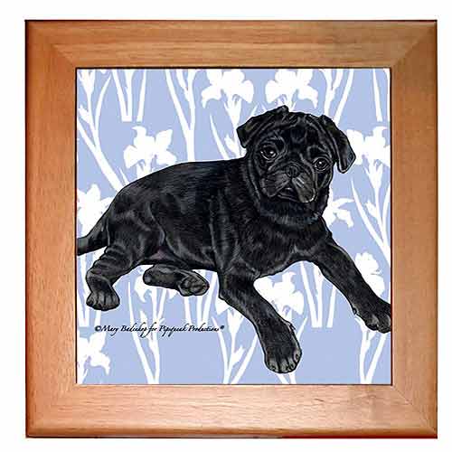 Pug Trivet - Black