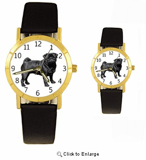 Pug Watch Black